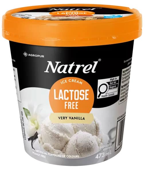 Natrel Lactose Free Ice Cream Vanilla