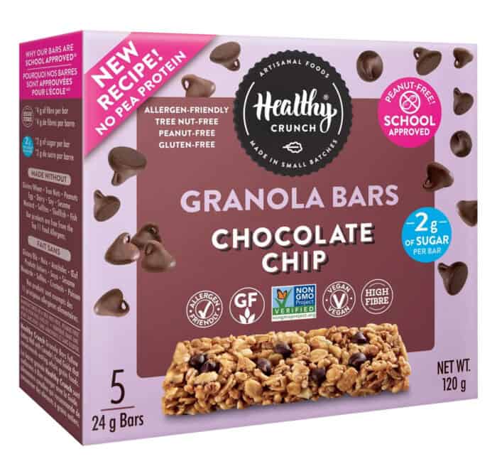 Healthy Crunch Chocolate Chip Granola Bars