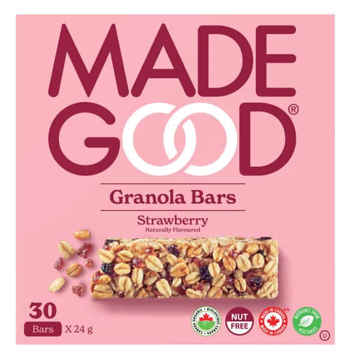 MadeGood Strawberry Granola Bars