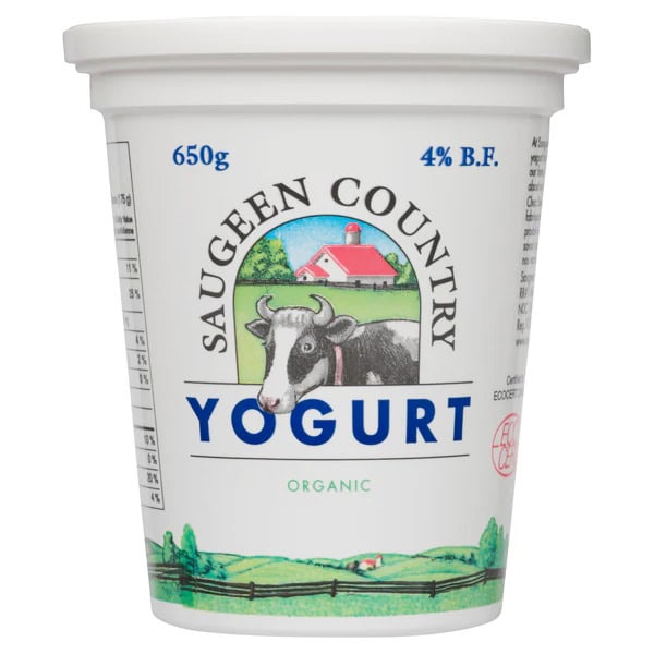 Canadian Yogurt Saugeen Country Organic